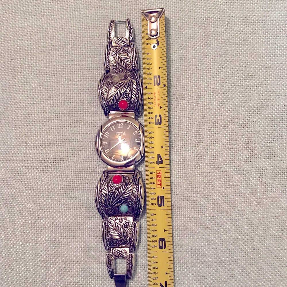 Vintage turquoise rare Navajo sterling silver Watch